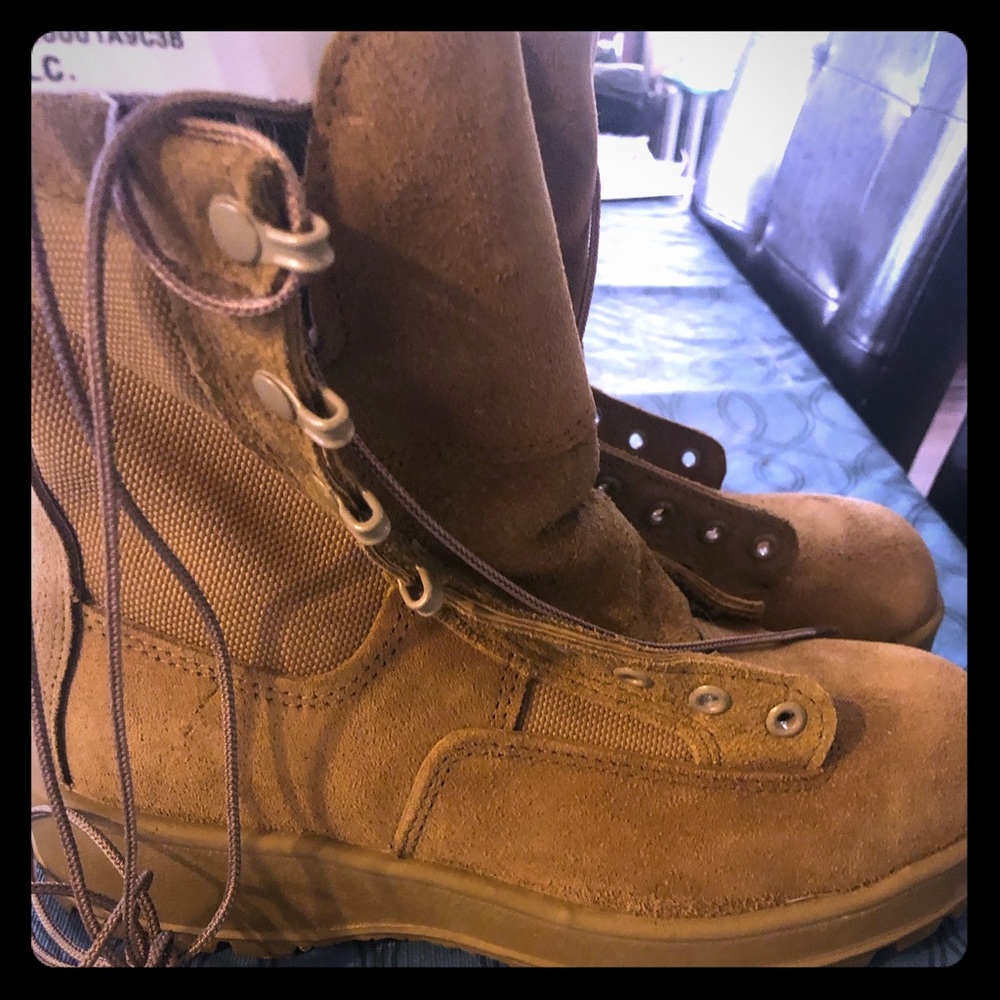 Military winter lined work boots